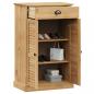 Preview: Schuhschrank VIGO 60x35x96 cm Massivholz Kiefer