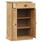 Preview: Schuhschrank VIGO 60x35x96 cm Massivholz Kiefer