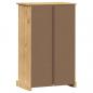 Preview: Schuhschrank VIGO 60x35x96 cm Massivholz Kiefer