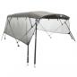 Preview: 3-Bow Bimini-Top mit Mesh-Seitenteilen 183x(170-182)x137 cm