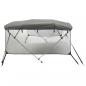 Preview: 3-Bow Bimini-Top mit Mesh-Seitenteilen 183x(170-182)x137 cm