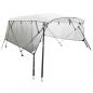 Preview: 3-Bow Bimini-Top mit Mesh-Seitenteilen 183x(185-198)x137 cm