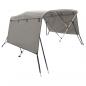 Preview: 4-Bow Bimini-Top mit Seitenteilen 243x(230-244)x137 cm