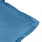 Preview: Niedriglehner-Auflagen 6 Stk. Melange Blau 100x50x7 cm Stoff