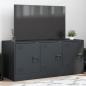 Preview: ARDEBO.de - TV-Schrank Anthrazit 99x39x44 cm Stahl 