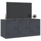 Preview: TV-Schrank Anthrazit 99x39x44 cm Stahl 