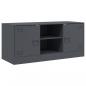 Preview: TV-Schrank Anthrazit 99x39x44 cm Stahl