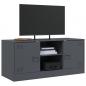 Preview: TV-Schrank Anthrazit 99x39x44 cm Stahl