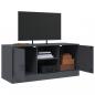 Preview: TV-Schrank Anthrazit 99x39x44 cm Stahl