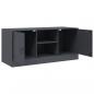 Preview: TV-Schrank Anthrazit 99x39x44 cm Stahl