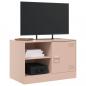 Preview: TV-Schrank Rosa 67x39x44 cm Stahl