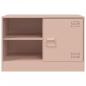 Preview: TV-Schrank Rosa 67x39x44 cm Stahl