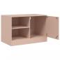 Preview: TV-Schrank Rosa 67x39x44 cm Stahl