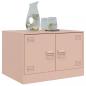 Preview: Couchtisch Rosa 67x50x44 cm Stahl