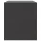 Preview: TV-Schrank Schwarz 67x39x44 cm Stahl