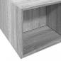 Preview: Bettgestell Grau Sonoma 200x200 cm Holzwerkstoff