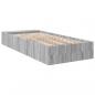 Preview: Bettgestell Grau Sonoma 90x200 cm Holzwerkstoff