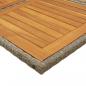 Preview: 9-tlg. Garten-Essgruppe mit Kissen Grau Poly Rattan