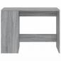 Preview: Schreibtisch Grau Sonoma 102x50x75 cm Holzwerkstoff