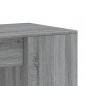 Preview: Schreibtisch Grau Sonoma 102x50x75 cm Holzwerkstoff