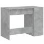 Preview: Schreibtisch Betongrau 102x50x75 cm Holzwerkstoff