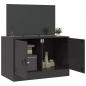 Preview: TV-Schrank Schwarz 67x39x44 cm Stahl