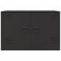 Preview: TV-Schrank Schwarz 67x39x44 cm Stahl