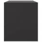 Preview: TV-Schrank Schwarz 67x39x44 cm Stahl