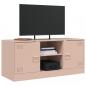 Preview: TV-Schrank Rosa 99x39x44 cm Stahl