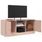 Preview: TV-Schrank Rosa 99x39x44 cm Stahl