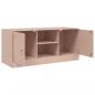 Preview: TV-Schrank Rosa 99x39x44 cm Stahl