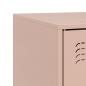 Preview: TV-Schrank Rosa 99x39x44 cm Stahl