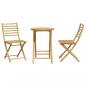 Preview: 3-tlg. Bistro-Set Bambus