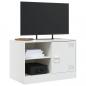 Preview: TV-Schrank Weiß 67x39x44 cm Stahl