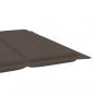 Preview: Sonnenliegen-Auflage Taupe 186x58x3 cm Oxford-Gewebe