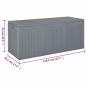 Preview: Gartenbox Grau PP Rattan 270 L