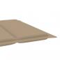 Preview: Sonnenliegen-Auflage Beige 186x58x3 cm Oxford-Gewebe