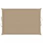 Preview: Sonnenliegen-Auflage Beige 186x58x3 cm Oxford-Gewebe