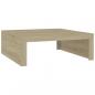 Preview: Couchtisch Sonoma-Eiche 100x100x35 cm Holzwerkstoff