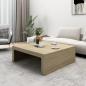 Preview: Couchtisch Sonoma-Eiche 100x100x35 cm Holzwerkstoff