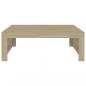 Preview: Couchtisch Sonoma-Eiche 100x100x35 cm Holzwerkstoff