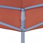 Preview: Partyzelt-Dach 4,5x3 m Terrakotta-Rot 270 g/m²