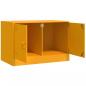 Preview: TV-Schrank Senfgelb 67x39x44 cm Stahl