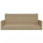 Preview: Hängebank Beige 119x56x48 cm Poly Rattan