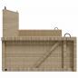 Preview: Hängebank Beige 119x56x48 cm Poly Rattan