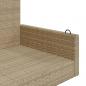 Preview: Hängebank Beige 119x56x48 cm Poly Rattan