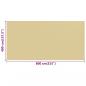 Preview: Zeltteppich Beige 400x800 cm HDPE