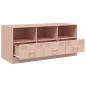 Preview: TV-Schrank Rosa 99x39x44 cm Stahl