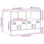 Preview: TV-Schrank Rosa 67x39x44 cm Stahl