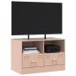 Preview: TV-Schrank Rosa 67x39x44 cm Stahl